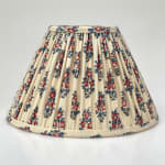 Clarence House Oui Rouge/French Blue Lampshade