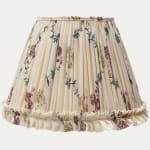Robert Kime May on Muslin Fabric Lampshade with Loose Frill Skirt