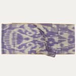 Vintage Uzbek Unusual Lilac Ikat