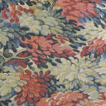Green Tapestry Multicolored Red