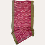 Antique Uzbek Silk Shawl with Wonderful Colours
