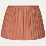 Rose Strie Taffetas Fontanges Silk Pembroke Lampshade