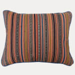 Fine Antique Jajim Flat Weave Cushion with Rope Piping