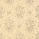 Roses Mono Grey On Beige