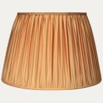 Douppion Peach Silk Pembroke Lampshade