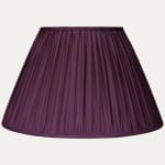 Douppion Plum Silk Empire Lampshade