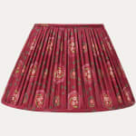 Decors Barbares Aurel Rose Glazed Cotton Hand Sewn Lampshade