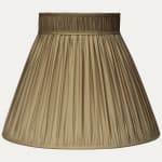 Douppion Cedar Silk Collar Top Lampshade