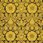 St Margaret Brocade Black Gold