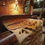 Scalamandre Tiger Silk Handwoven Black on Gold