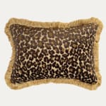 Oscar de la Renta Le Leopard Sable Decorative Cushion