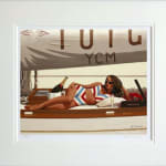 Jack Vettriano Sunshine and Champagne Mounted