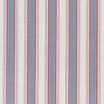 Pavillion Stripe Red Blue On Oyster