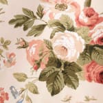 Autumn Roses Apricot Olive Green