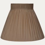 Rose de Bois Silk Collar Top Lampshade