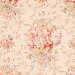 Roses Faded Brown On Beige