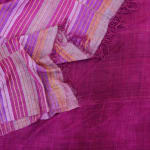 Uzbek Striped Silk Shawl