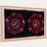 Framed Kazak Embroidery Fragment Early 20thC