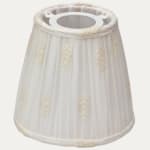 Colefax & Fowler Fleur White Lampshade for Reading Lights