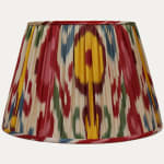 Contemporary Design Silk Ikat Lampshade