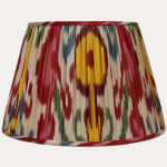 Contemporary Design Silk Ikat Lampshade