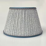 Bennison Great Kasumi Blue on Oyster Lampshade