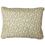 Warner Textile Archive Nathalie in Lime Cushion with Contrast Piping