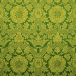 St Margaret Brocade Green Gold