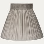 Douppion Thimble Silk Collar Top Lampshade