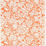 Great Floral Orange On Oyster