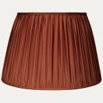 Douppion Tabasco Silk Pembroke Lampshade