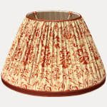 Fortuny Ciarosa Bittersweet Lampshade with Gallery and Samuel & Sons Gimp Trim