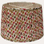 Toiles de Mayenne Elyseum Lampshade with contrast inset silk filet