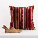 46x46cm 18x18in Jajim Striped Cushion