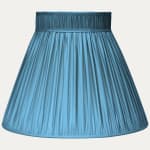 Douppion Atlantic Silk Collar Top Lampshade
