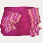 Uzbek Striped Silk Shawl