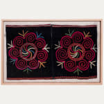 Framed Kazak Embroidery Fragment Early 20thC