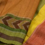 Handloomed Dhana Patra Ikat Tussar Silk Saree