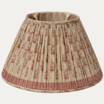 A Pair of Very Pretty Handsewn Vintage Sari Lampshades