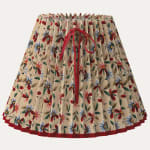 Floren x Gaëlle Langston Decors Barbares Natacha Concertina Lampshade with Samuel and Sons Trim