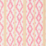 Kazak Stripe Pink Orange On Oyster