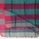 Anatolian Silk Apron Purple Turquoise Pink