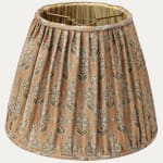 Robert Kime Agra Woven Fabric Hand Sewn Lampshade for Reading Lights