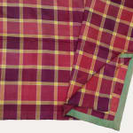 Antique Check Silk Textile
