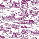Toile Fete Navale Claire Rose