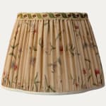 Bennison Chinese Paper Quatrefoil Lampshade with Embroidered Trim