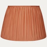 Persimmon Taffeta Silk Pembroke Lampshade
