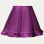 Satin La Tour 6217 Silk Scallop Lampshade
