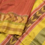 Handloomed Odisha Ikat Tussar Silk Saree