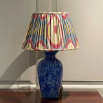Wonderful Hand-sewn Adras Ikat Lampshade